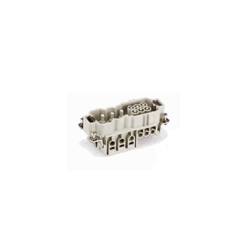 Insert HK, Raccordement à vis, femelle, 12 pin, 40A, Polycarbonate, 16B 